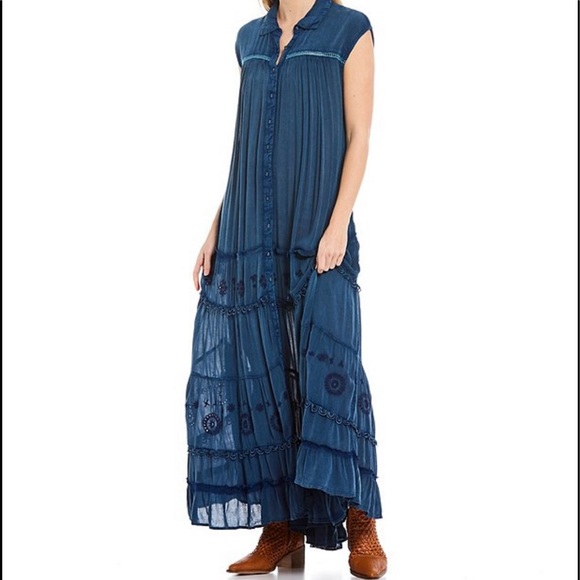 ⬇️NWT Free People Pretty Cozy Maxi Dress - Picture 9 of 16